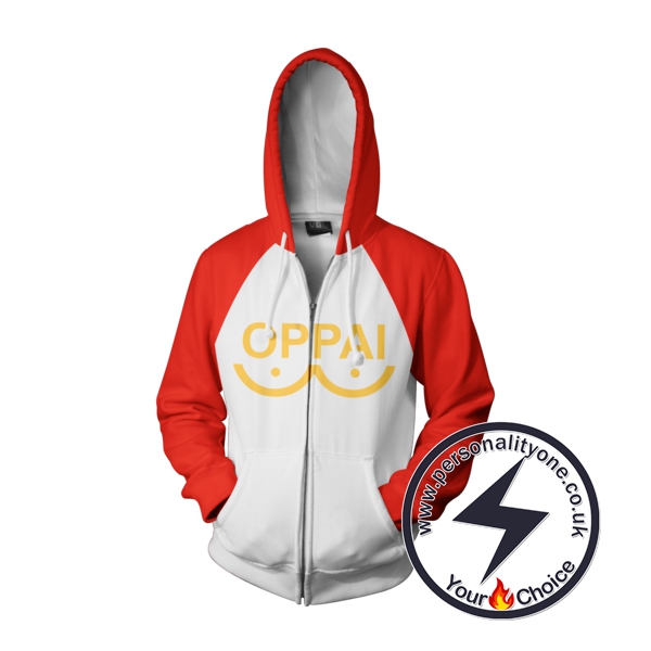 One Punch Man - Saitama ZipUp 3D - One Punch Man Hoodies Jackets